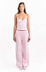 Dania Pink Burgundy Star Track Pants