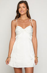 Fifi White Mini Dress