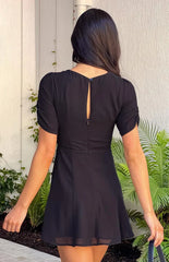 Maddie Black Mini Dress