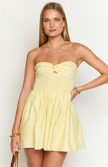 Matilda Yellow Mini Dress