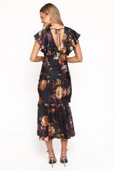 Evonne Midi Dress - Nightfall Floral